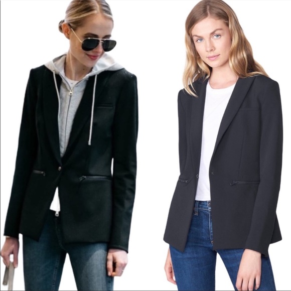 Veronica Beard Jackets & Blazers - NEW NWT Veronica Beard Scuba Dickey Jacket Black